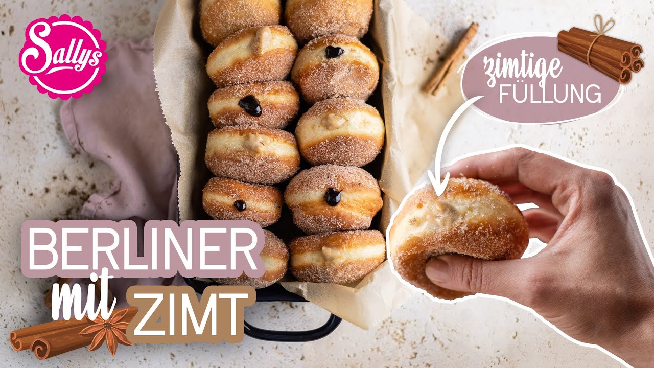 Berliner mit weihnachtlicher Füllung / Krapfen / Sallys Welt