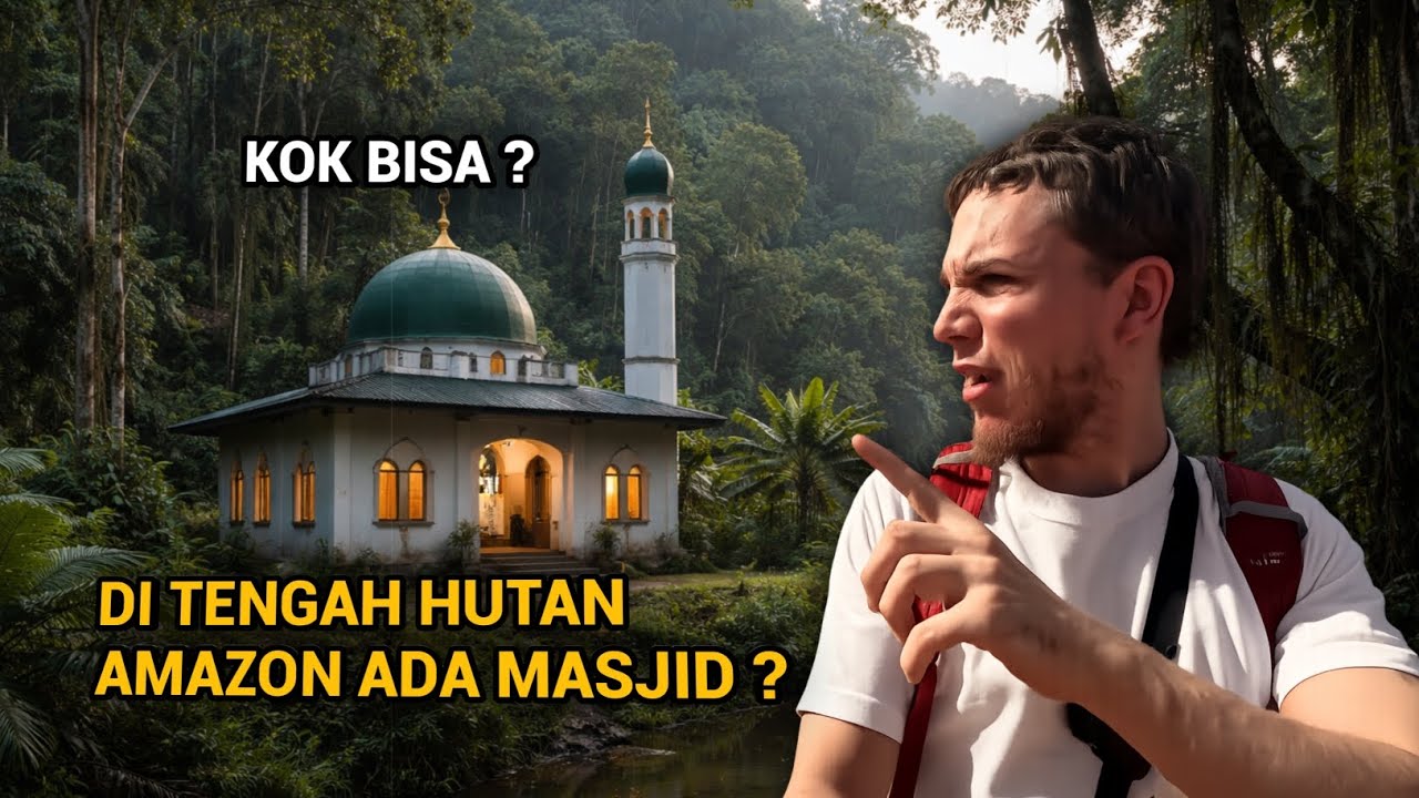 Pria Bule ini Syok Menemukan Sebuah Masjid Di Hutan Terbesar Di Dunia ini
