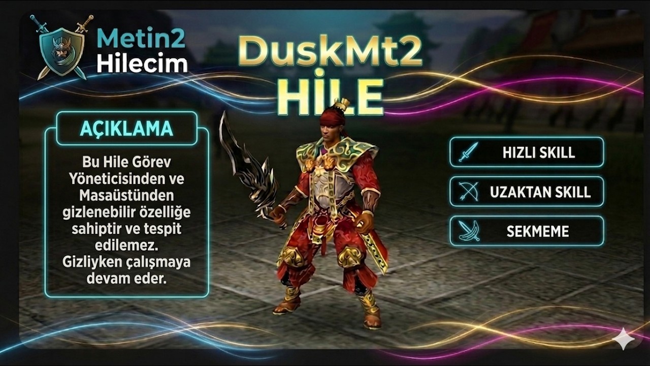 DuskMt2 Hile Tanıtımı - G&ouml;rev Y&ouml;neticisinde Gizlenme &Ouml;zelliğiyle - Satın Al Oyunda Fark Yarat -Dusk2