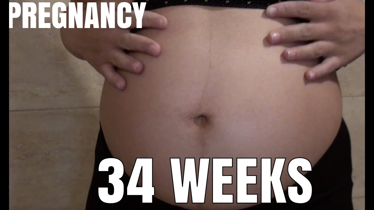 Pregnancy 34 Week  Baby Boy  BODY TRANSFORMATION