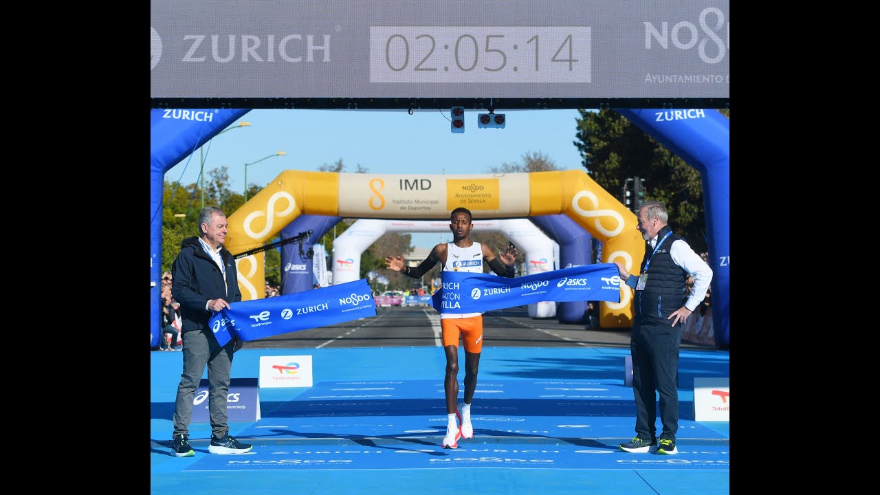 Highlights Sevilla Marathon: Olympic champion Selemon Barega makes a good debut