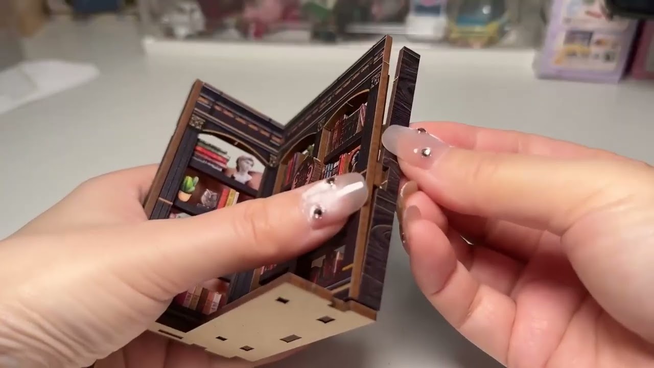 Tuto Montage du Book Nook Owl Bookstore 📖🦉