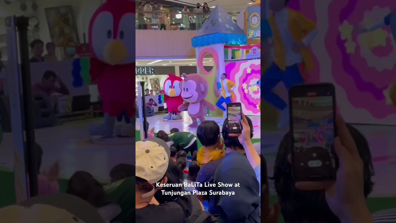 Keseruan BaLiTa Live Show di Tunjungan Plaza Surabaya #balita