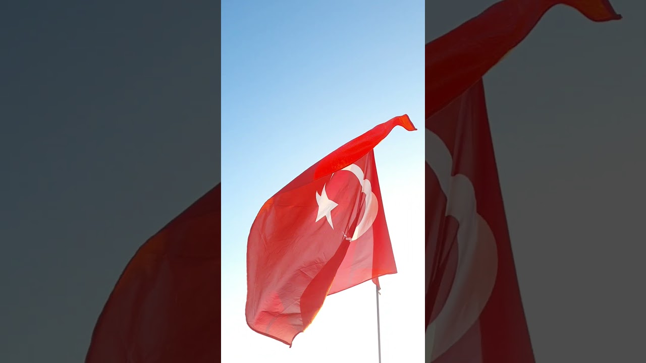 Bayrağım 🇹🇷 &bull; Dalgalanan T&uuml;rk Bayrağı ❤️ #turkishflag #t&uuml;rkbayrağı #dalgalananbayrak