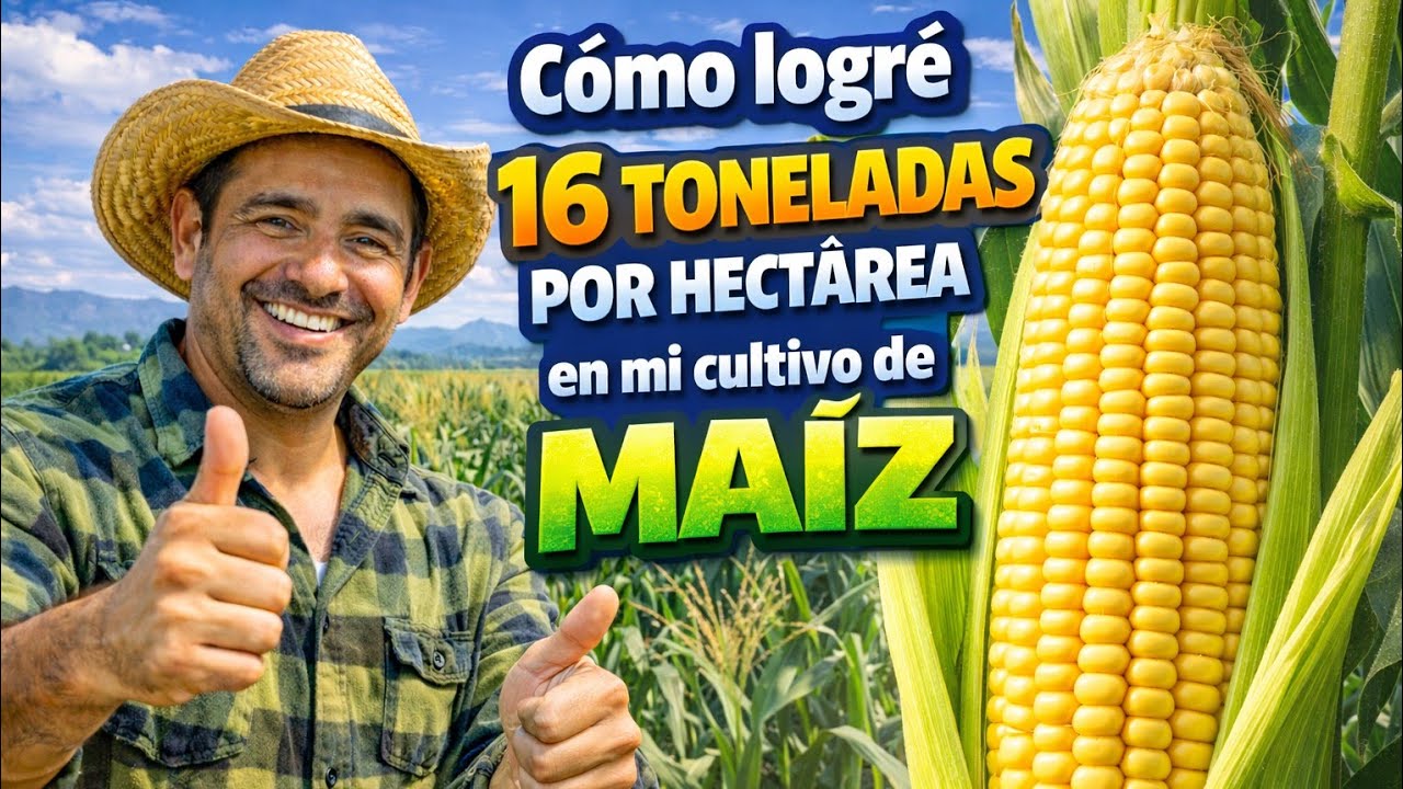 En mexico muchos agricultores logran hasta 16 toneladas por hectárea en el cultivo de maiz