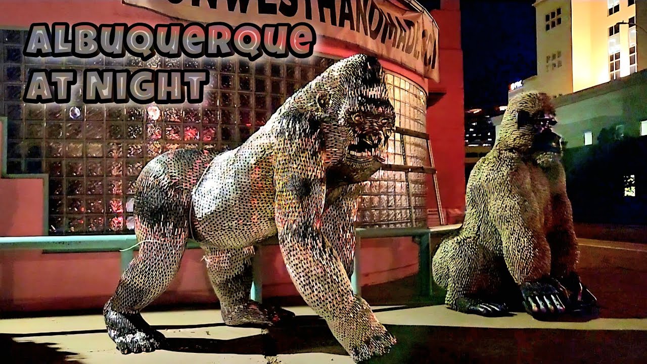 Albuquerque at Night-Driving Downtown and All Around | New Sculptures | Waking with My Thoughts