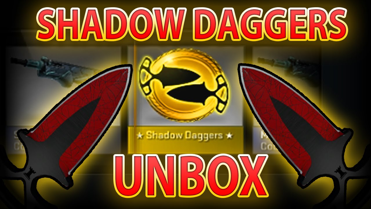 CS:GO SHADOW DAGGERS CRIMSON WEB UNBOXING