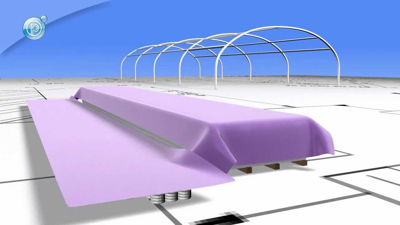 Installing Topgal Standing Seam Polycarbonate by Polygal