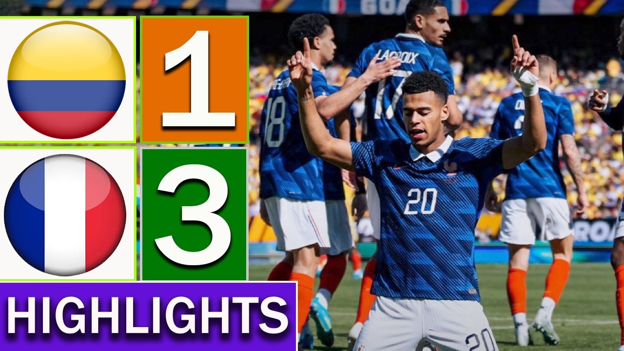 Франция &mdash; Колумбия 3:1: лучшие моменты и все голы &mdash; 2026 HD