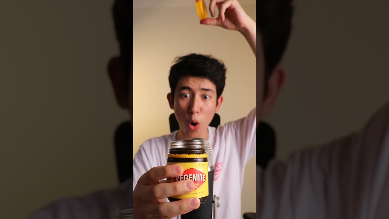 Trying VEGEMITE... 💀🤢 #asmr