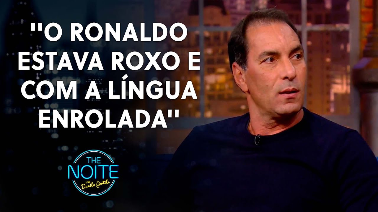 Edmundo comenta os momentos de terror que viveu ao ver a Convulsão do Ronaldo | The Noite (04/07/22)