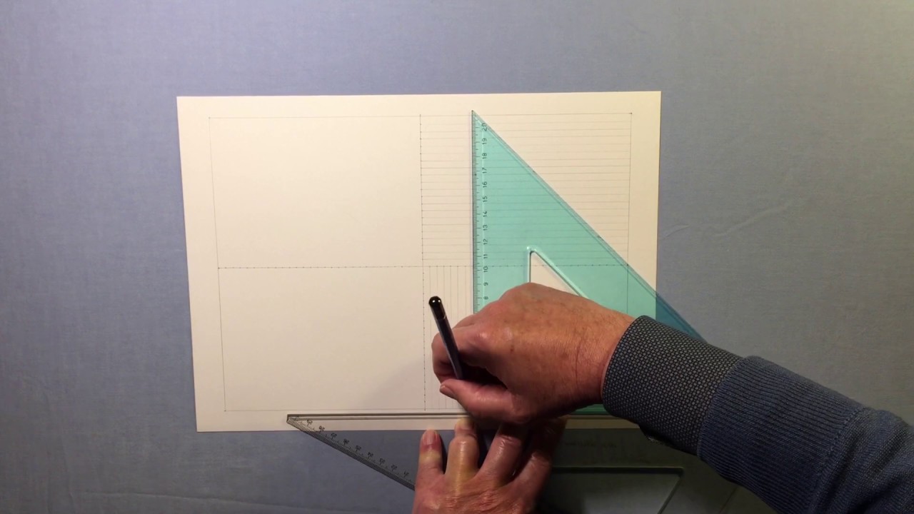 Utilizzo delle squadre nel disegno tecnico - Esercitazione 2 - How to use set square