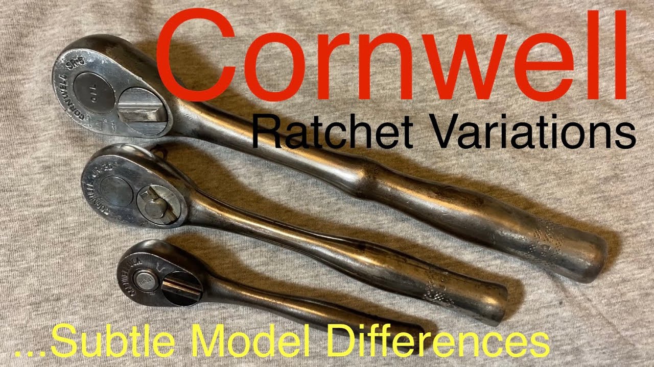 Cornwell Ratchets: вариации моделей на протяжении всей истории выпуска.