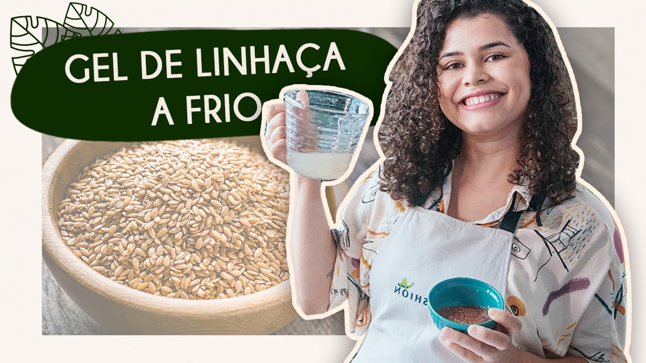 Receita de gel de linhaça a frio com 6 meses de validade - passo a passo simples e natural