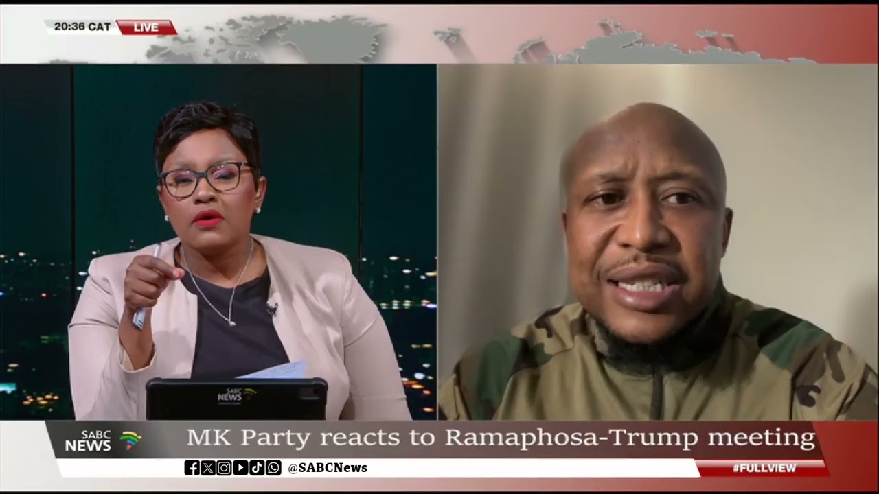 SA-US Relations | MK Party reacts to Ramaphosa -Trump meeting