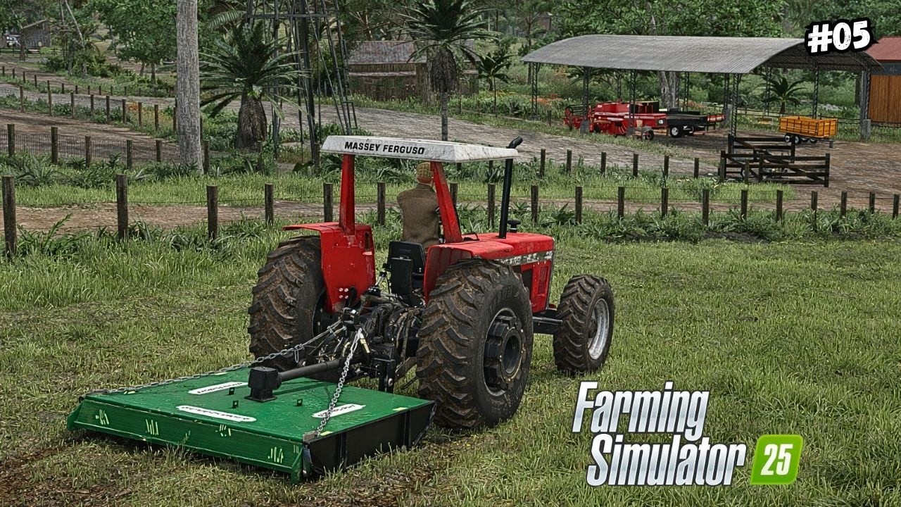 Passamos Sufoco na Lida com o Massey 292 | CHEGUEI NO PIRAMBEIRAS | Farming Simulator 25 | Ep 05