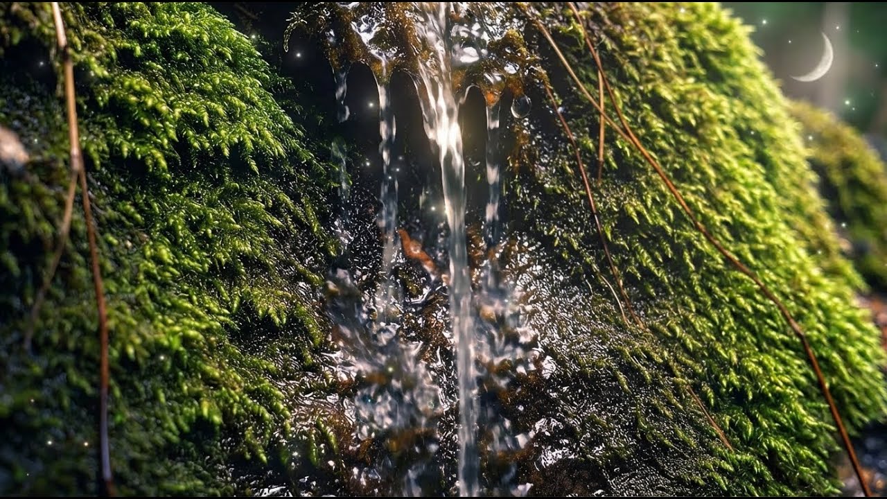 🔴 LIVE: Gentle Moss Stream Ambience 🌿 Soothing Water Sounds for Relaxation, Focus & Sleep