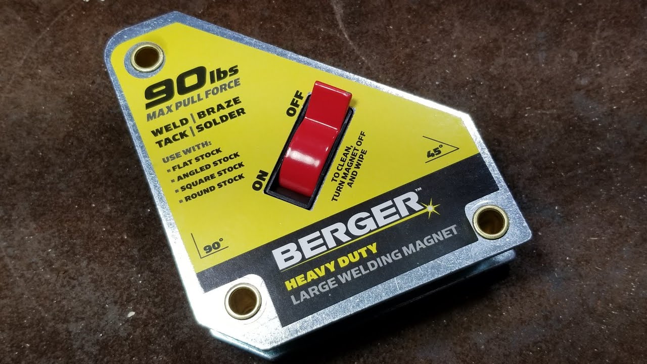 Harbor Freight Berger 90lb/40Kg Welding Magnet Review