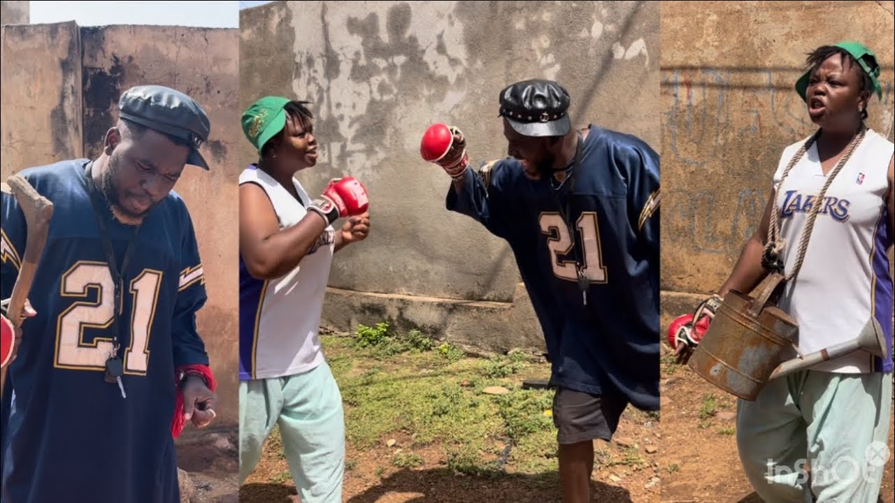 Maiga et mamou en mode américain 😂😂😂