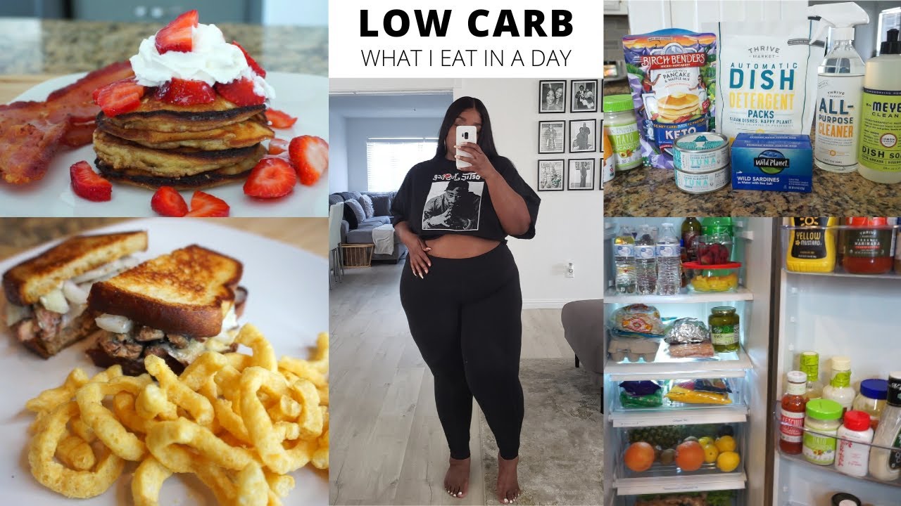 I'M IMPRESSED! SO GOOD! LOW CARB WHAT I EAT IN A DAY + FRIDGE CLEAN WITH ME!