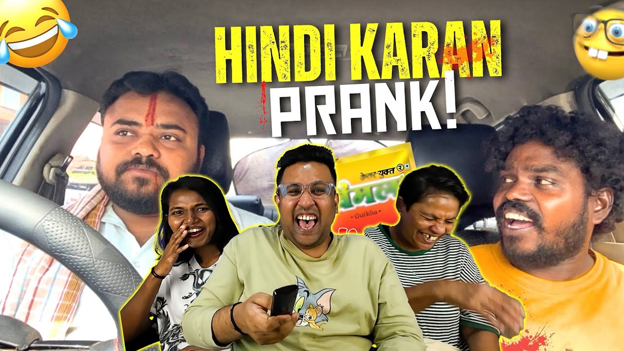 Hindi Karan Tamil Taxi Prank Reaction  🤣😂 | Ramstk Family@TamilTaxi-