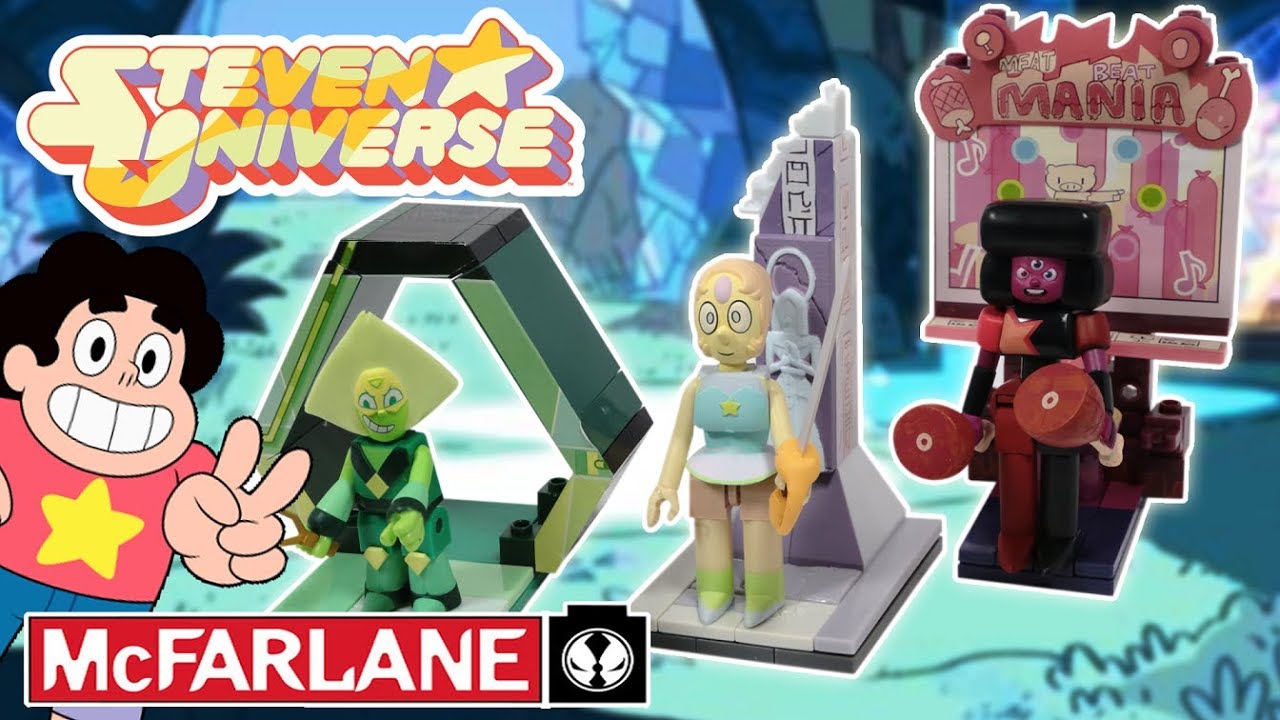 STEVEN UNIVERSE | Peridot, Garnet & Pearl | McFarlane Construction Sets