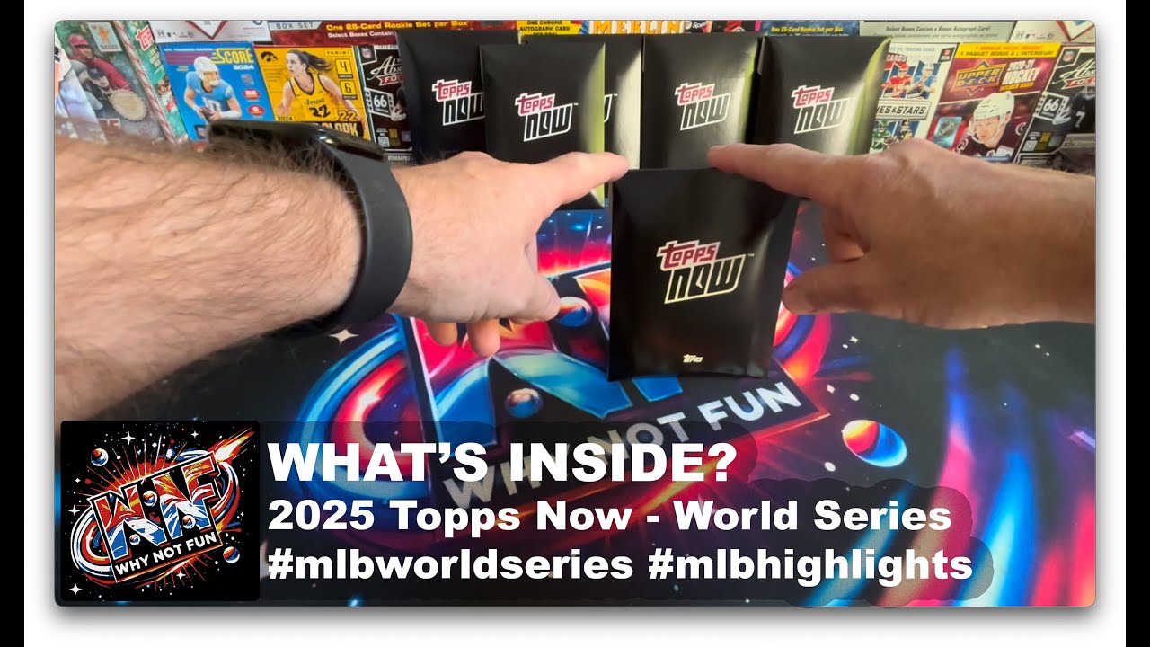 2025 Topps Now World Series Packs! Freeman Walk-Off, Klein’s 4-Inning Gem & Dodgers Go Back-to-Back!