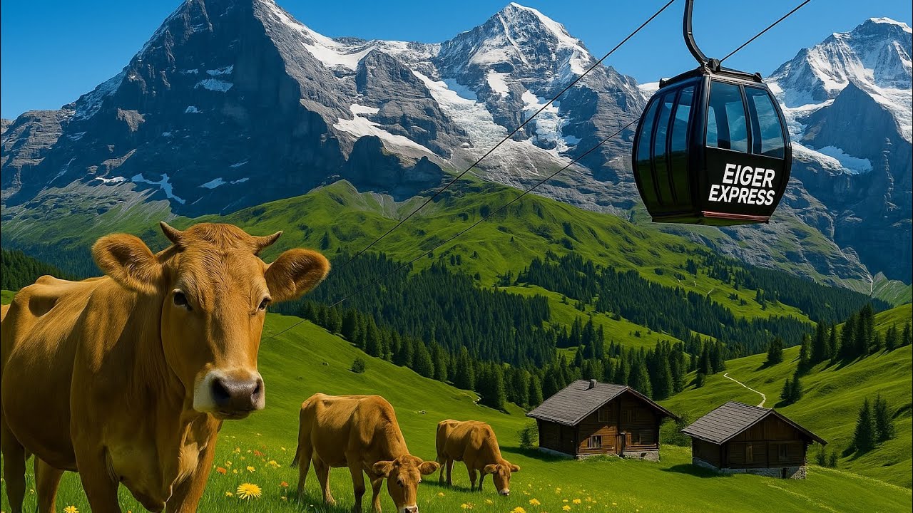 A Hidden Paradise in the Swiss Alps – Too Beautiful to Be Real 🌄🐄 