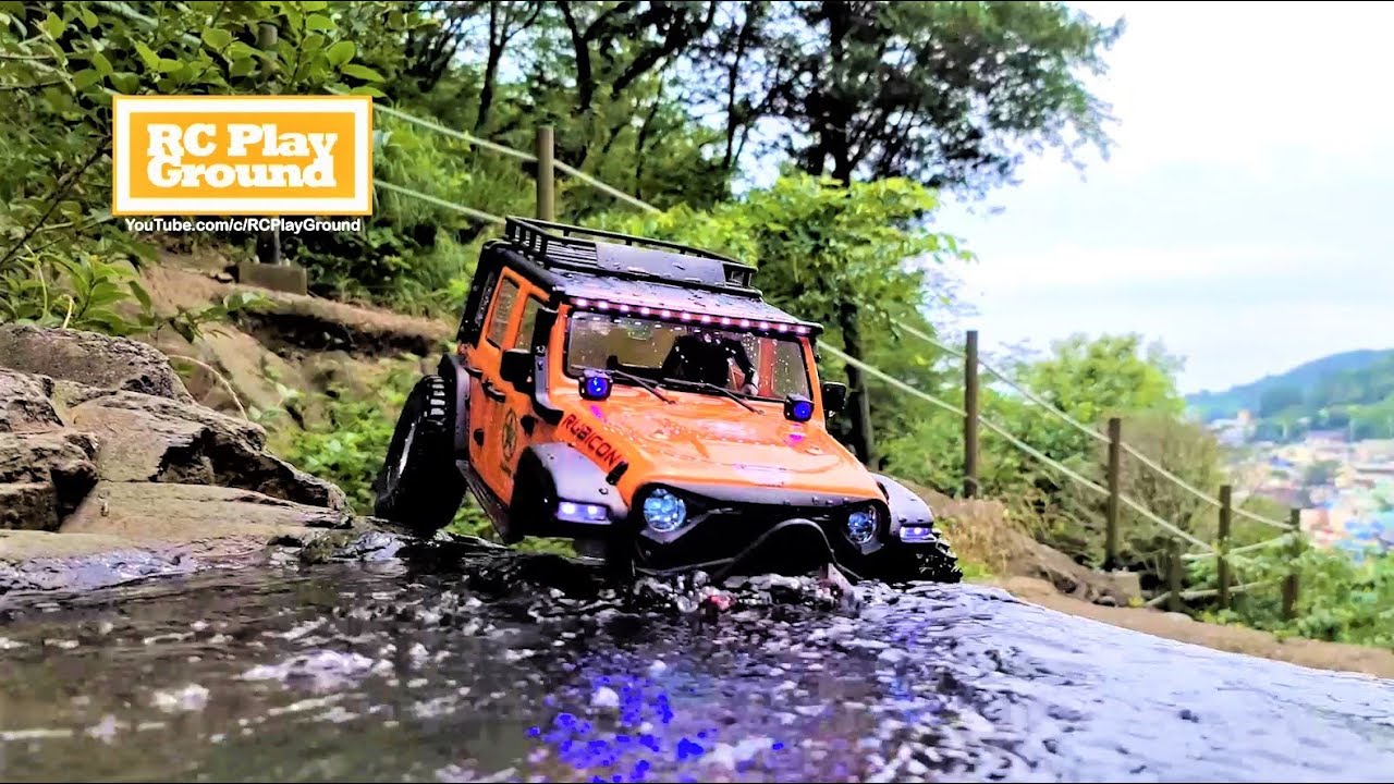 RC Car YK4102(Absima CR 3.4 SHERPA) Pro Jeep Rubicon Valley Rock Crawling(Interior, Lead Work)