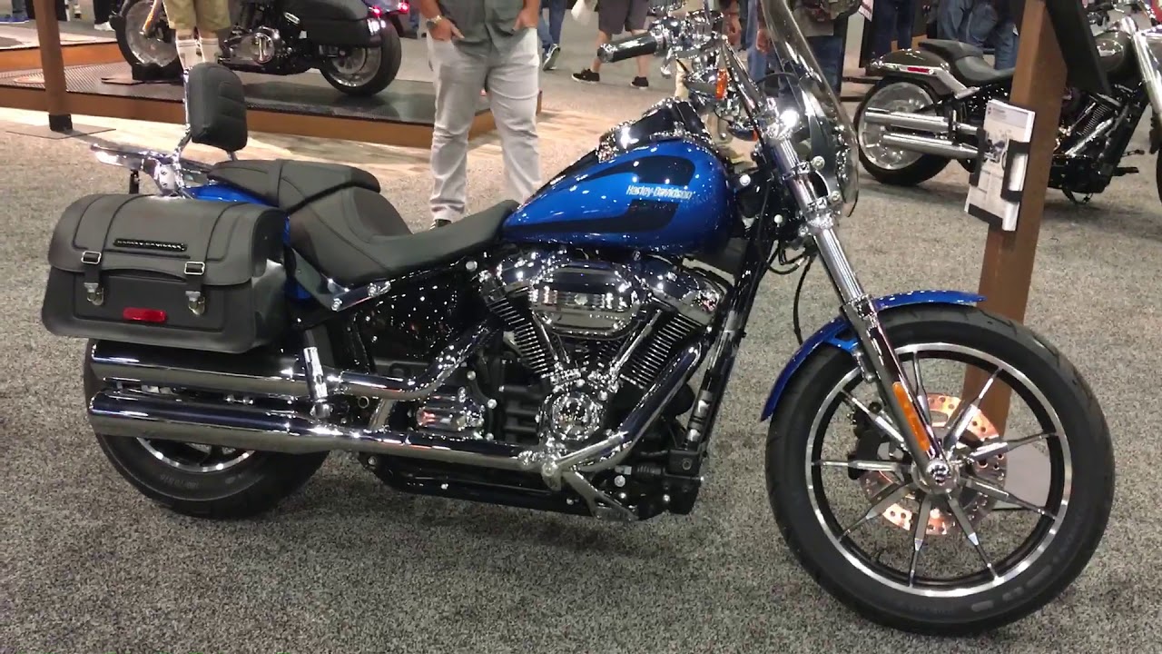 Customized 2018 FXLR LOW RIDER electric blue New models Harley-Davidson 2018 Los Angeles