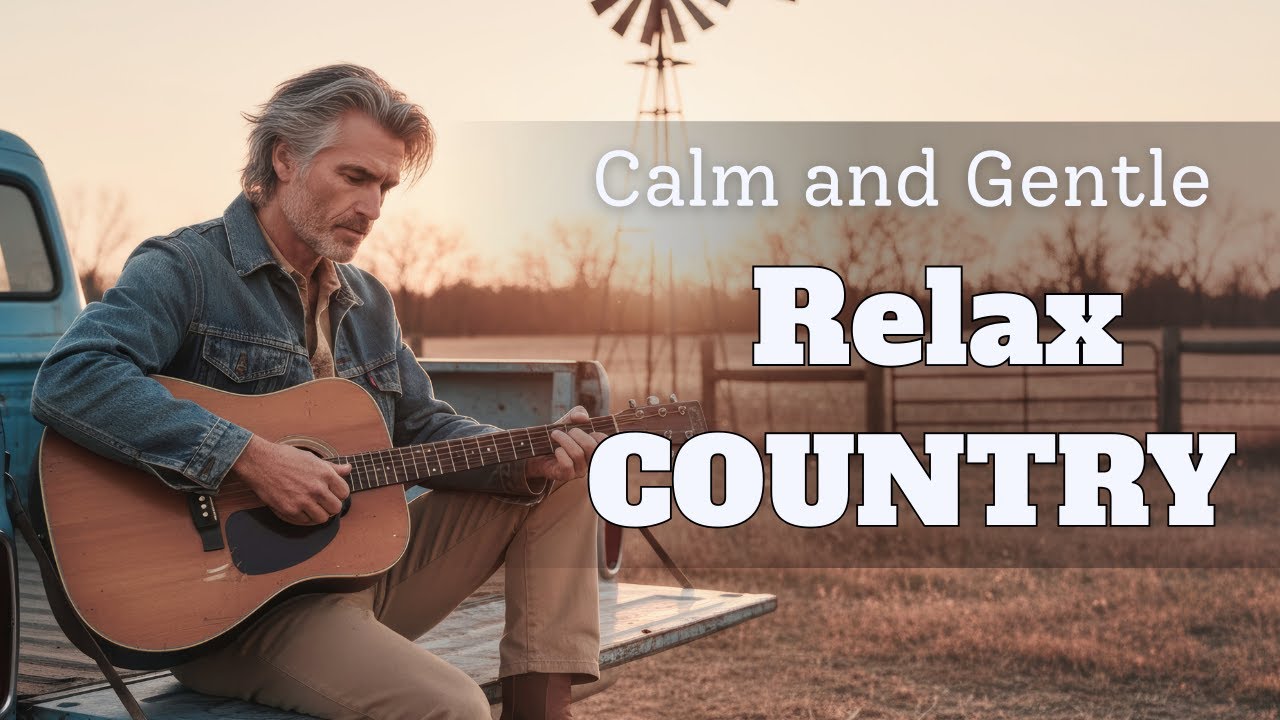 【Country Relax 443】A Song at Sundown on the Farm Road – Gentle Country for Still Air