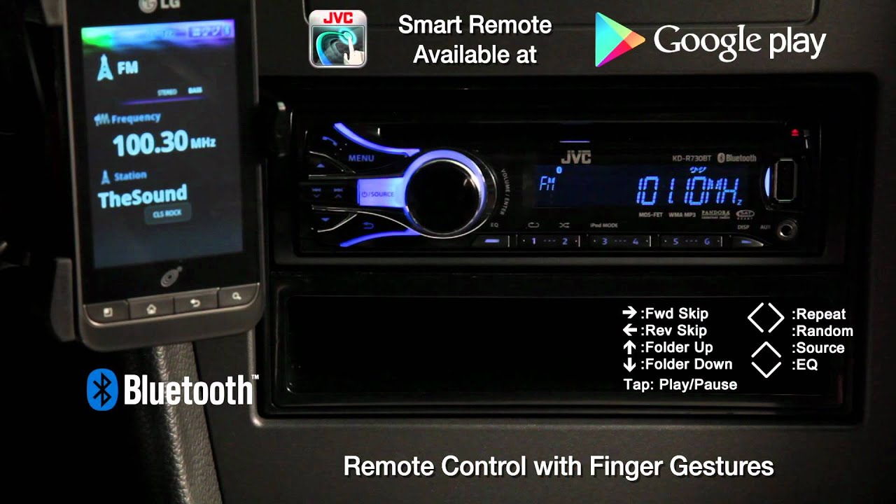 JVC Mobile Entertainment 2012 - CD and Digital Media Receivers - Smart Remote for Android