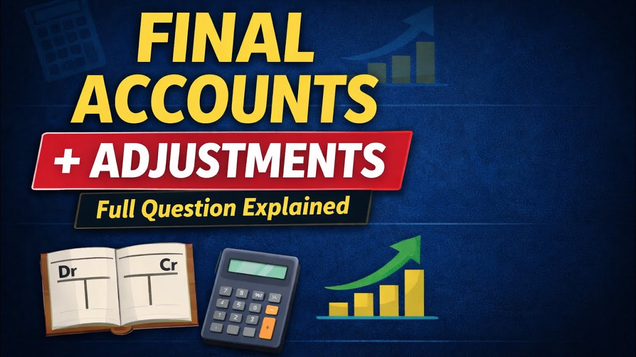 Final Accounts with Adjustments in Accounting | Easy Method