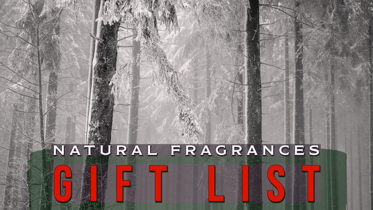 Christmas Gift List 2020 All Natural Perfume for your Fragrance Lover