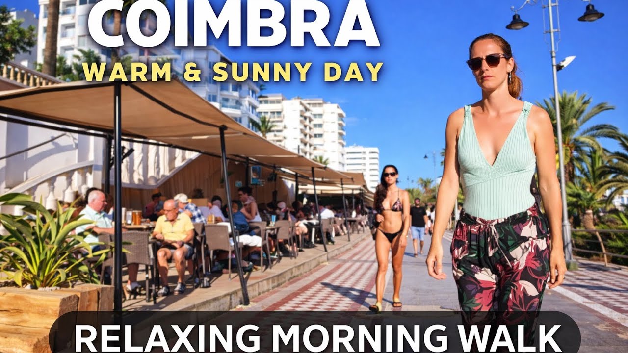 Experience Coimbra portugal at Sunrise 🇵🇹 | full Walking Tour 4K