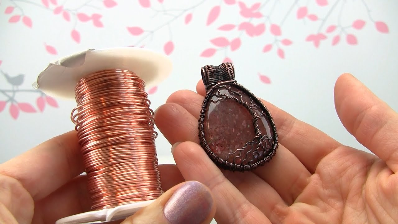 How to Oxidize Bare Copper Jewelry Demo/Tutorial (Wire Wrapped Pendant)