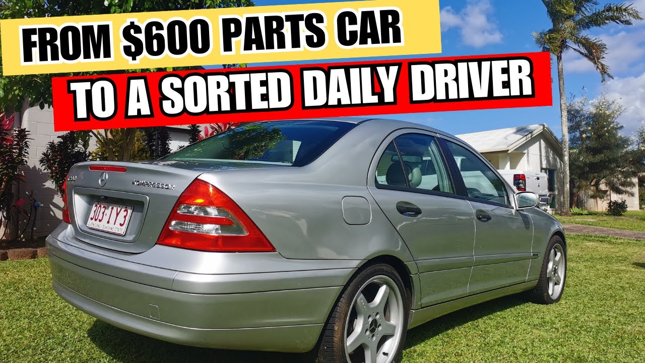 Проектный автомобиль Mercedes C200K W203 стоимостью 600 долларов снова на дороге! [ПЛАНЫ НА БУДУЩ...