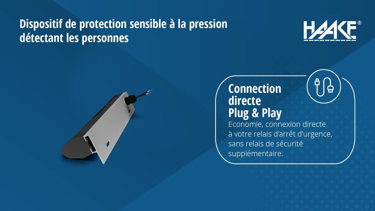 Bandes de sécurité HAAKE HSC® - Protection des points de cisaillement et d'écrasement