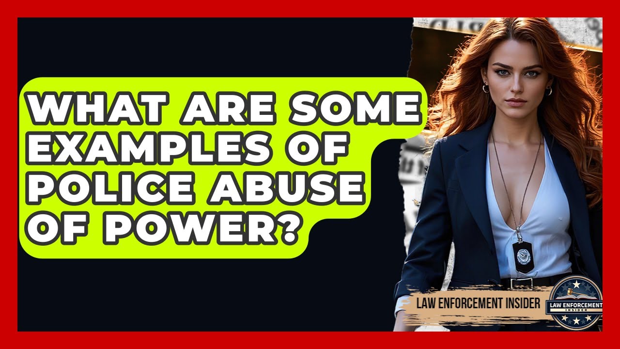 What Are Some Examples Of Police Abuse Of Power? - Law Enforcement Insider