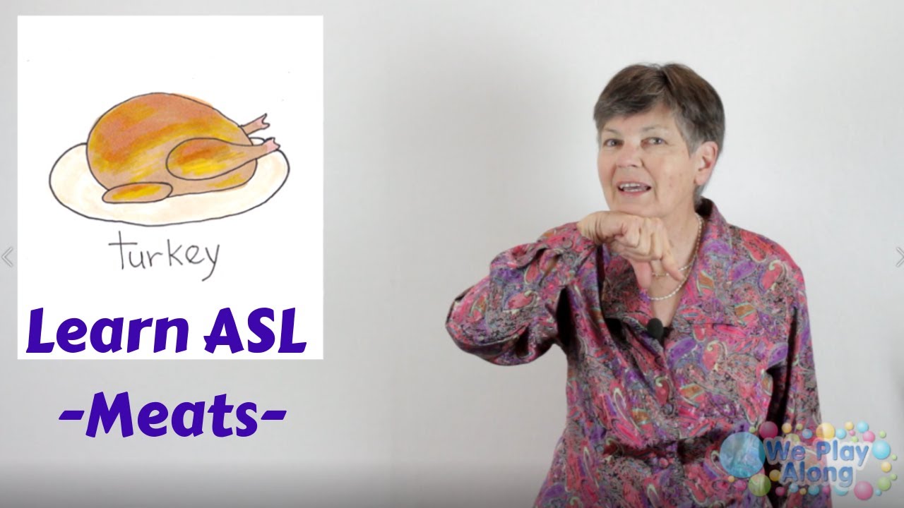 Learn ASL Meats - Food Signs Vocabulary