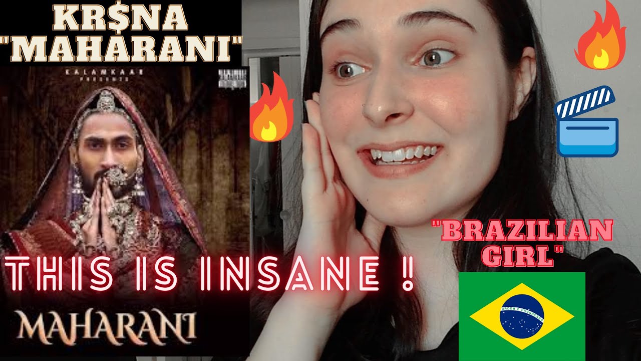 KR$NA - MAHARANI REACTION | KR$NA vs Mufaad | Diss Track | Brazilian Girl Reacts to Indian Hip Hop