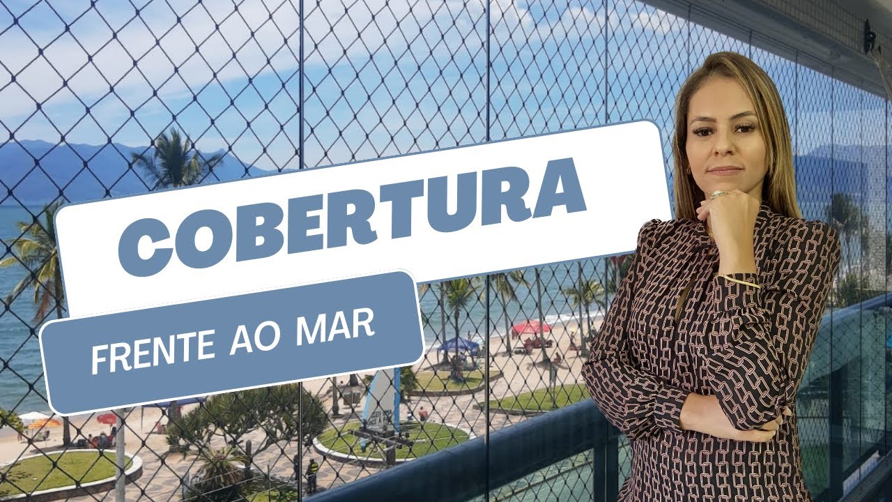 Cobertura Espetacular Frente ao Mar com Vista Magnífica - Martim de Sá - Caraguatatuba- SP