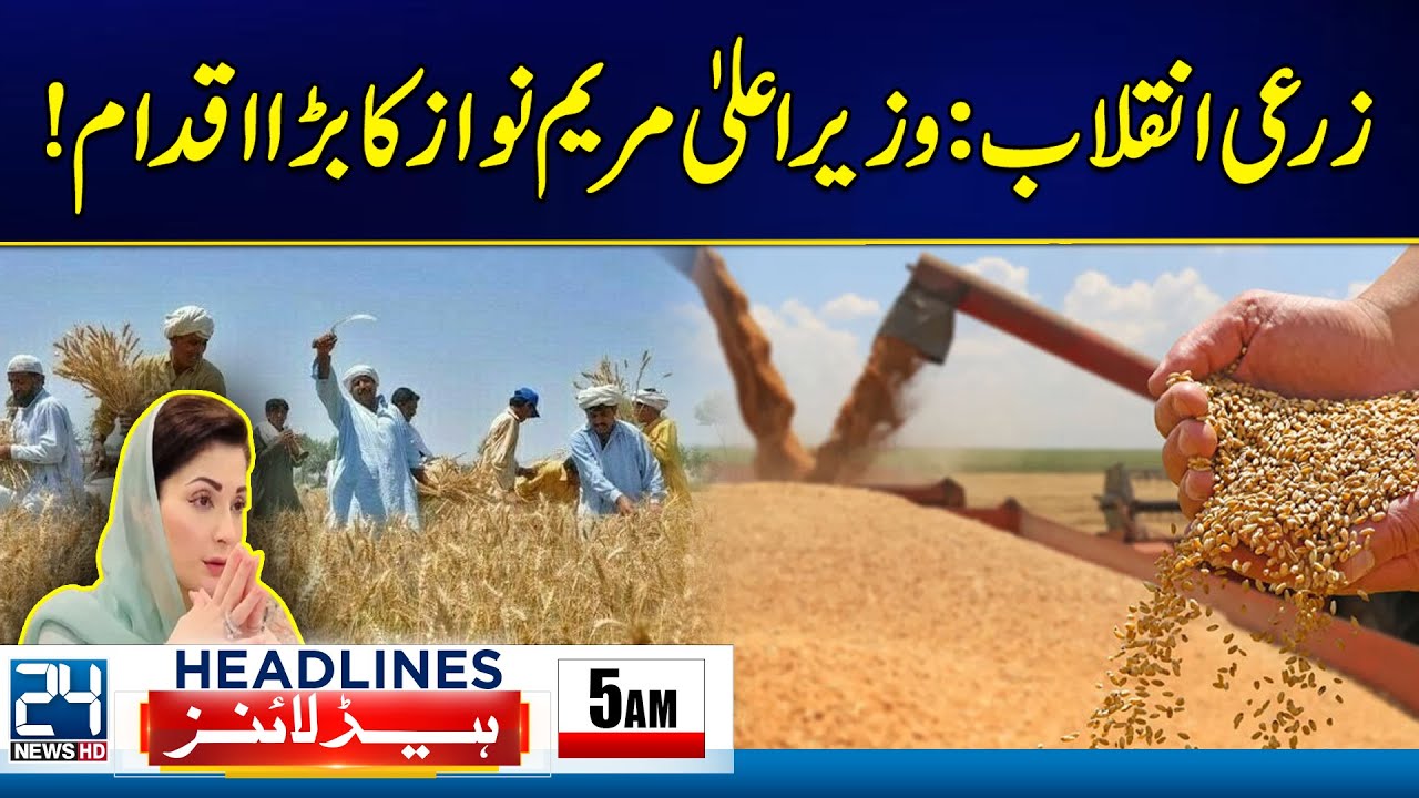 Gandapur Resignation Sparks Controversy - CM Punjab Maryam Nawaz Great Initiative - 5am Headlines