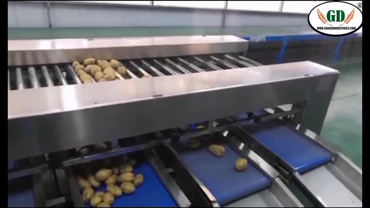 Advanced Potato Grading System | Size Sorting Machine by G.D. Agro