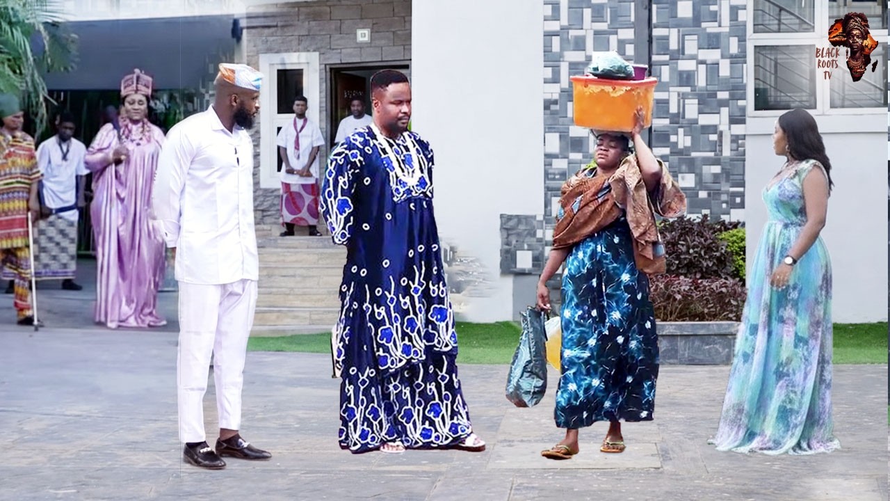 On His Return From Abroad D Prince Fell In Love At First Sight With A Food Seller - Nigerian Movies