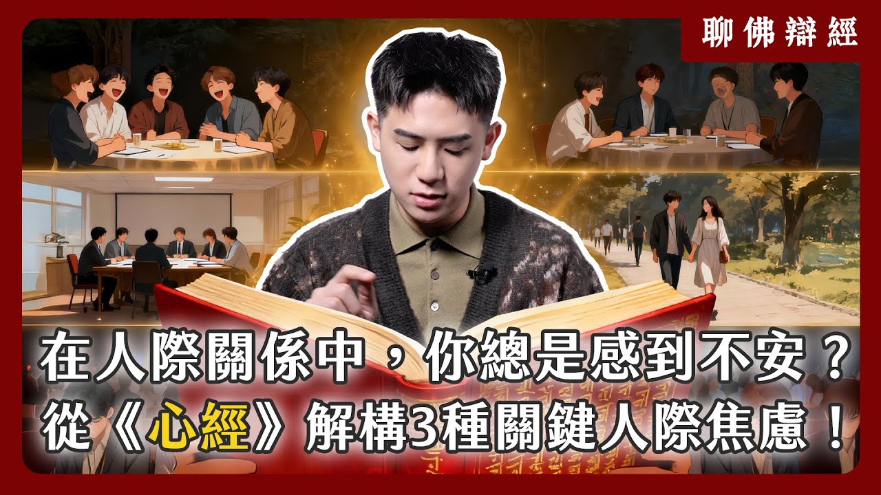 為什麼在人際關係中，你總是感到不安？從《心經》解構3種關鍵人際焦慮！｜聊佛辯經系列