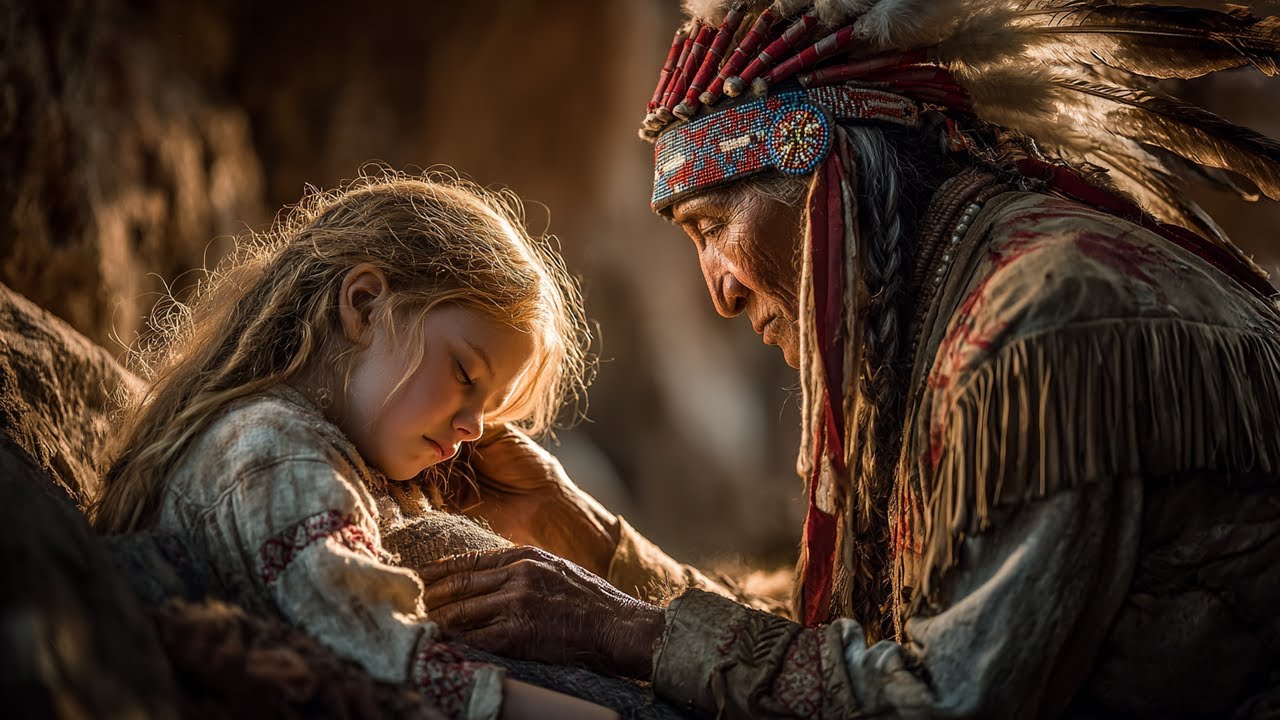 Orphan Girl Slept in a Rocky Cave—An Apache Elder Stayed by Her Side All Night to Keep Her Safe