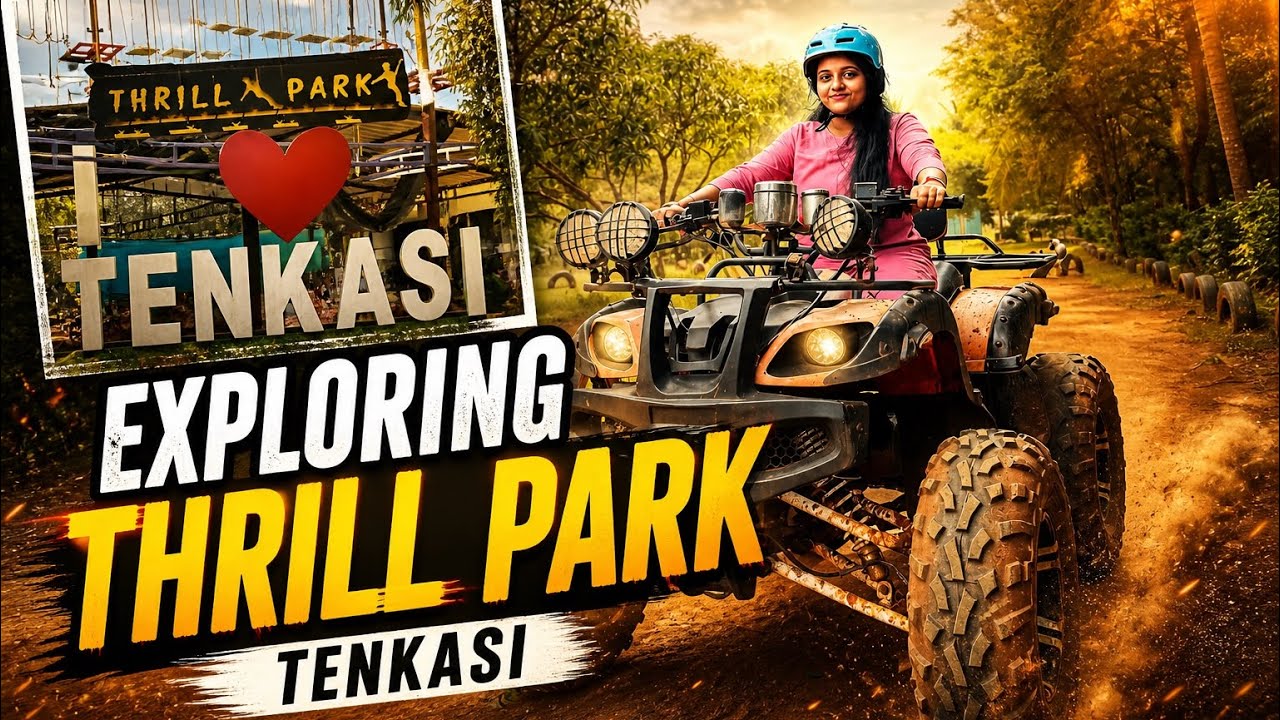 Thrill park Tenkasi🎢 Tamil | Tenkasi tourist spot&hearts;️