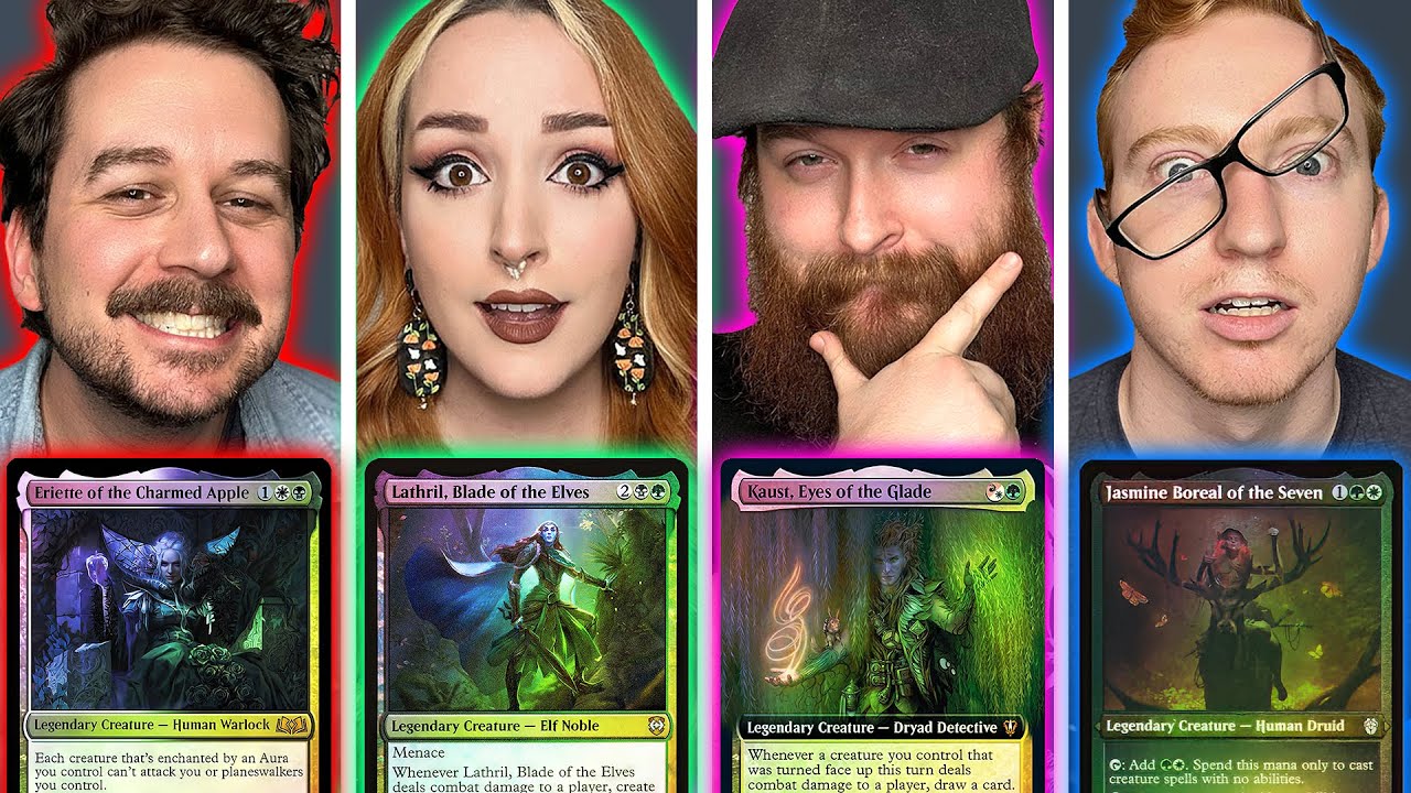 Old Friends, New Enemies - Kaust vs Lathril vs Jasmine vs Eriette | MTG Commander Gameplay