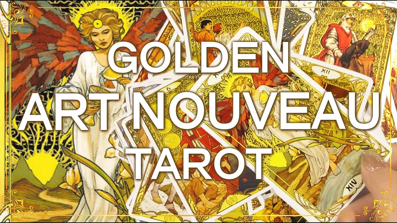【Golden Art Nouveau Tarot】Великолепное Таро с сусальным золотом / Золотое Таро в стиле модерн
